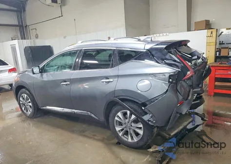 2017 Nissan Murano S z USA, uszkodzony, nr VIN 5N1AZ2MH5HN193147